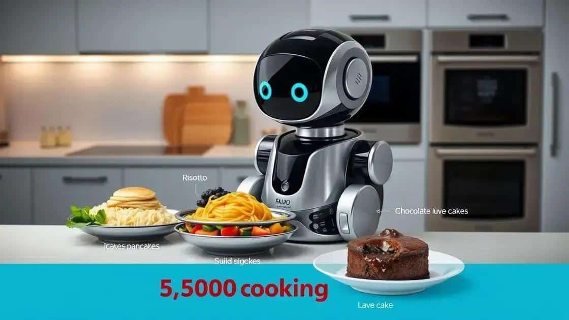 Top 5 dishes you can make with the robot