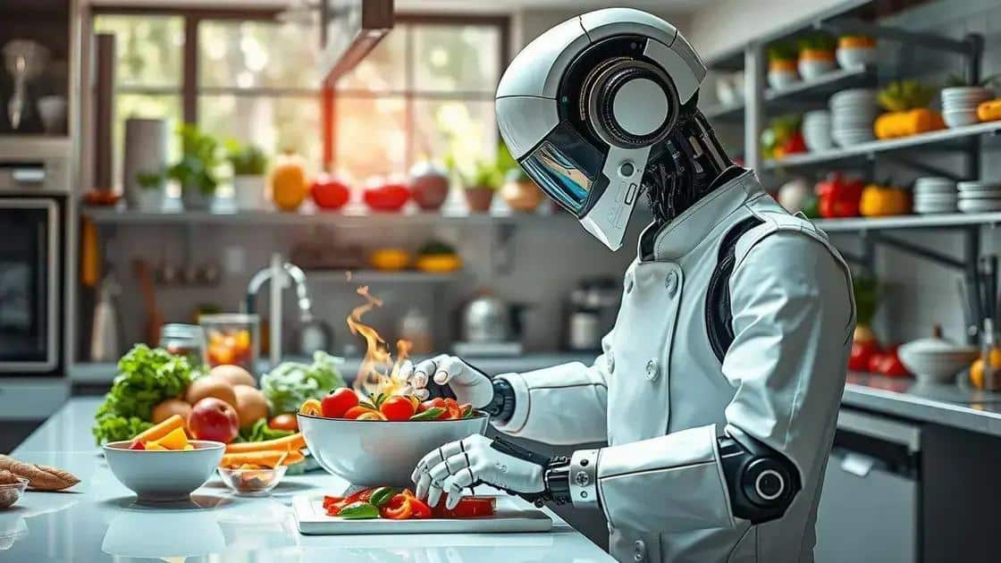 Unique dishes created by robots