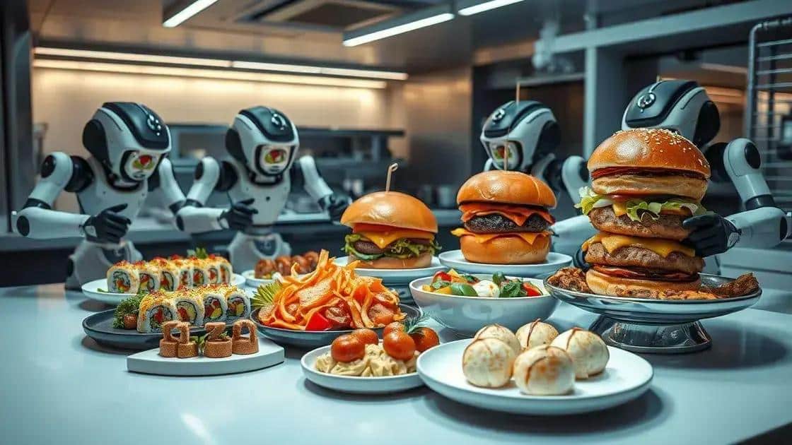 Exploring delicious dishes made by robots