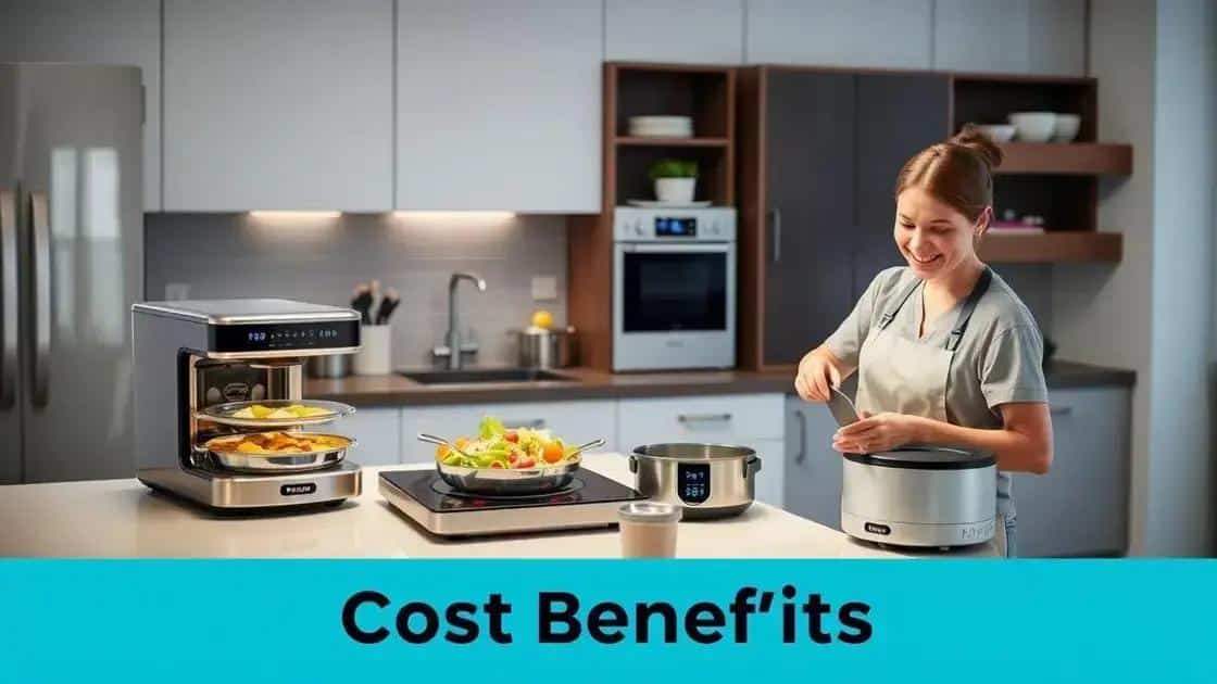 Cost benefits of robotic cooking appliances