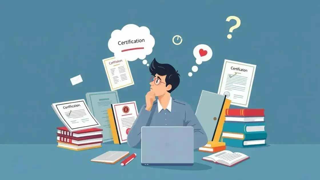 How to choose the right certification for your career