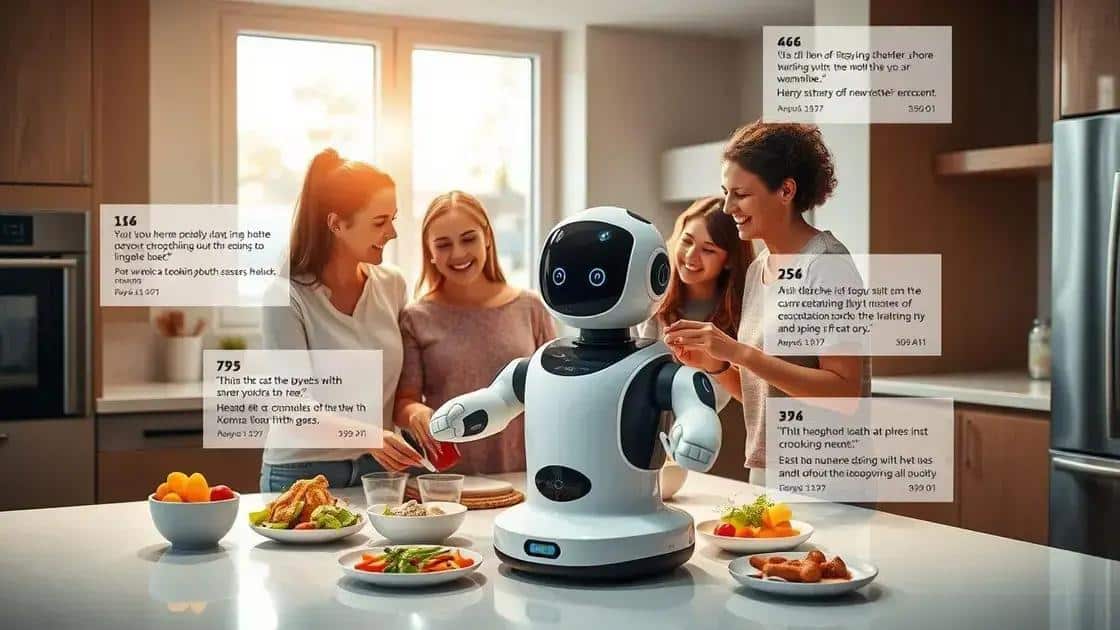 User experiences and testimonies about cooking robots