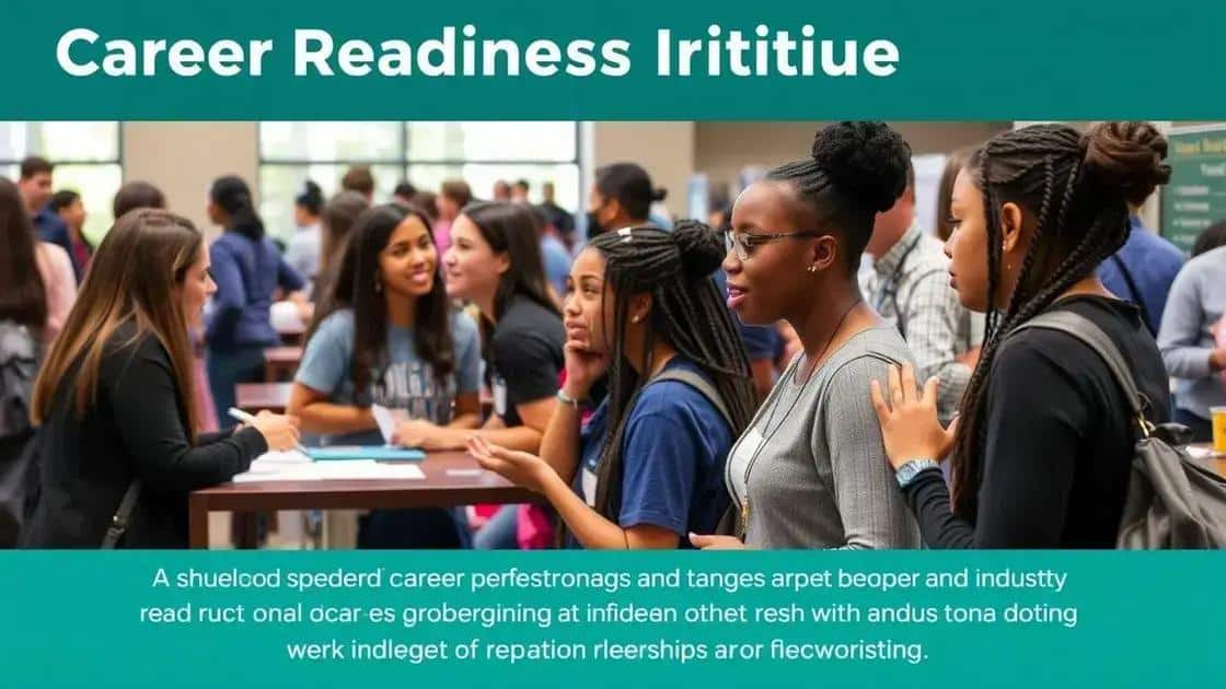 Getting involved in career readiness initiatives
