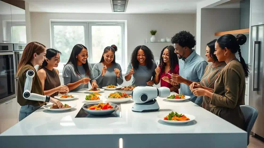 User experiences with cooking robots