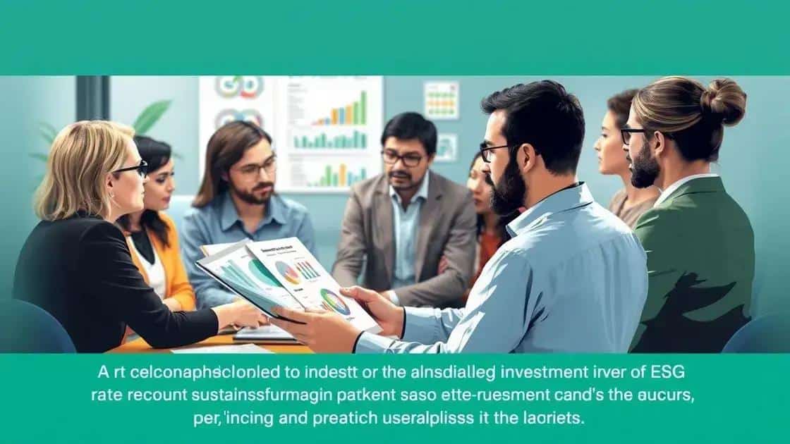 Key strategies for successful ESG investments