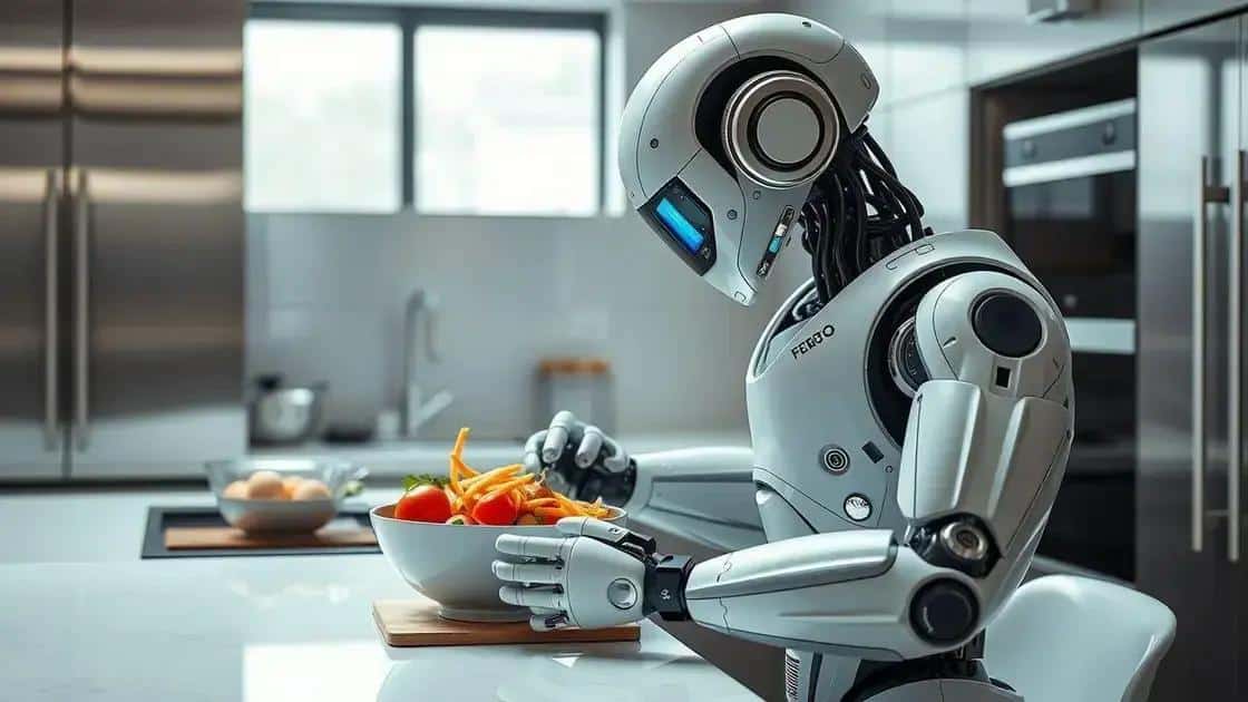 How the cooking robot prepares dishes