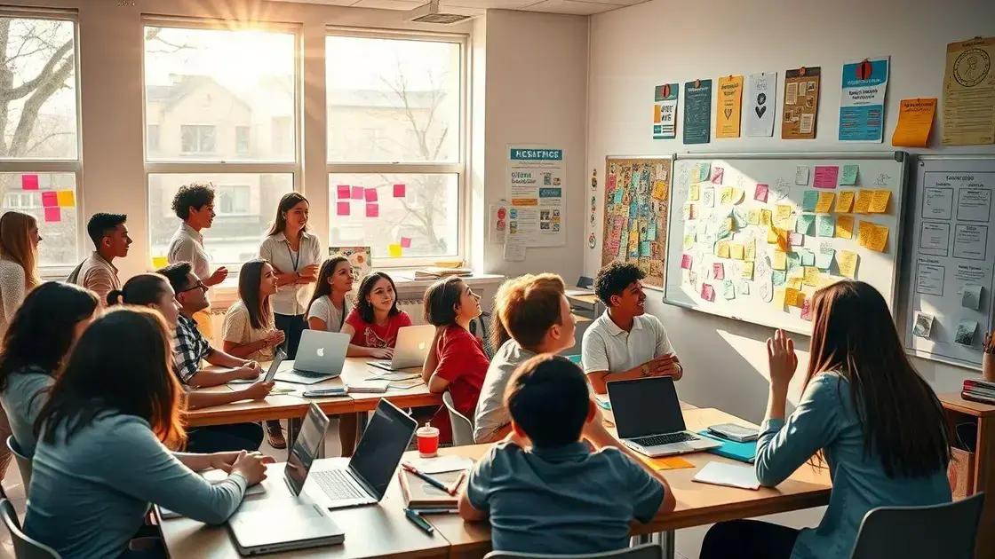 Key elements of effective project-based learning
