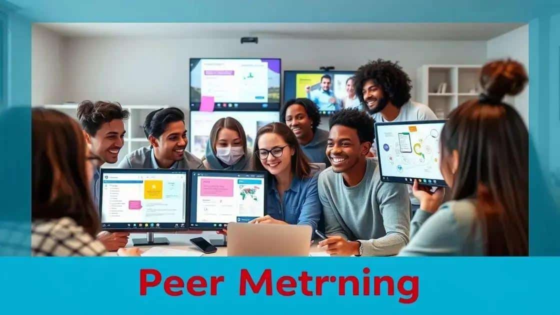 Benefits of peer mentoring for online learners