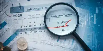 Illustration of capital gains tax changes for 2026 with a 15% rate