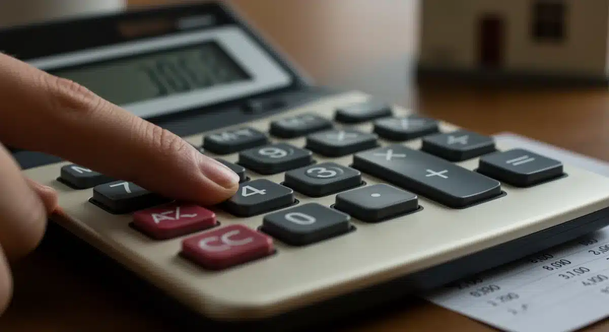 Calculator showing increased mortgage payments due to interest rate hike.