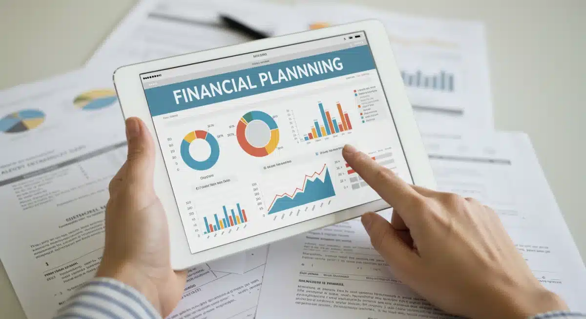 Financial planning app showing federal benefits options