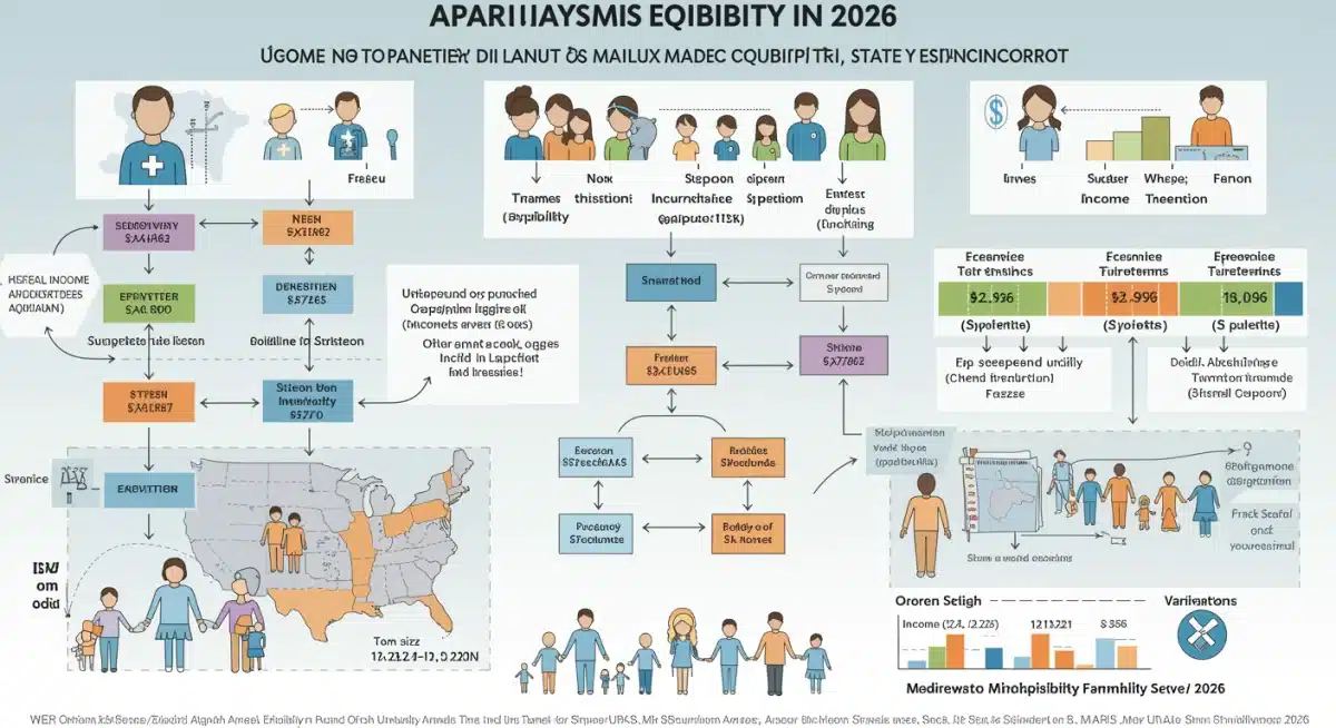 Infographic showing Medicaid eligibility pathways 2026