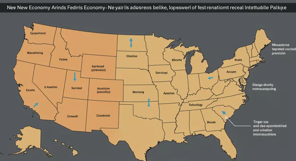 Infographic showing economic sectors benefiting from stimulus