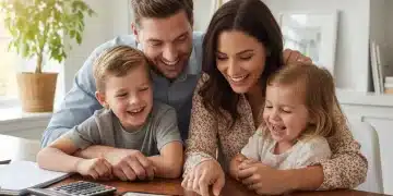 Family reviewing tax documents for Child Tax Credit 2026