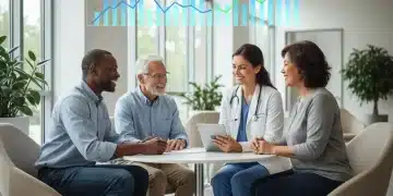 Seniors discussing new Medicare benefits with a healthcare professional for 2026 changes