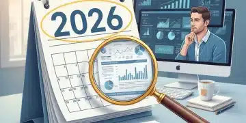 Calendar highlighting 2026, financial documents, and a person planning for future SSI benefits.
