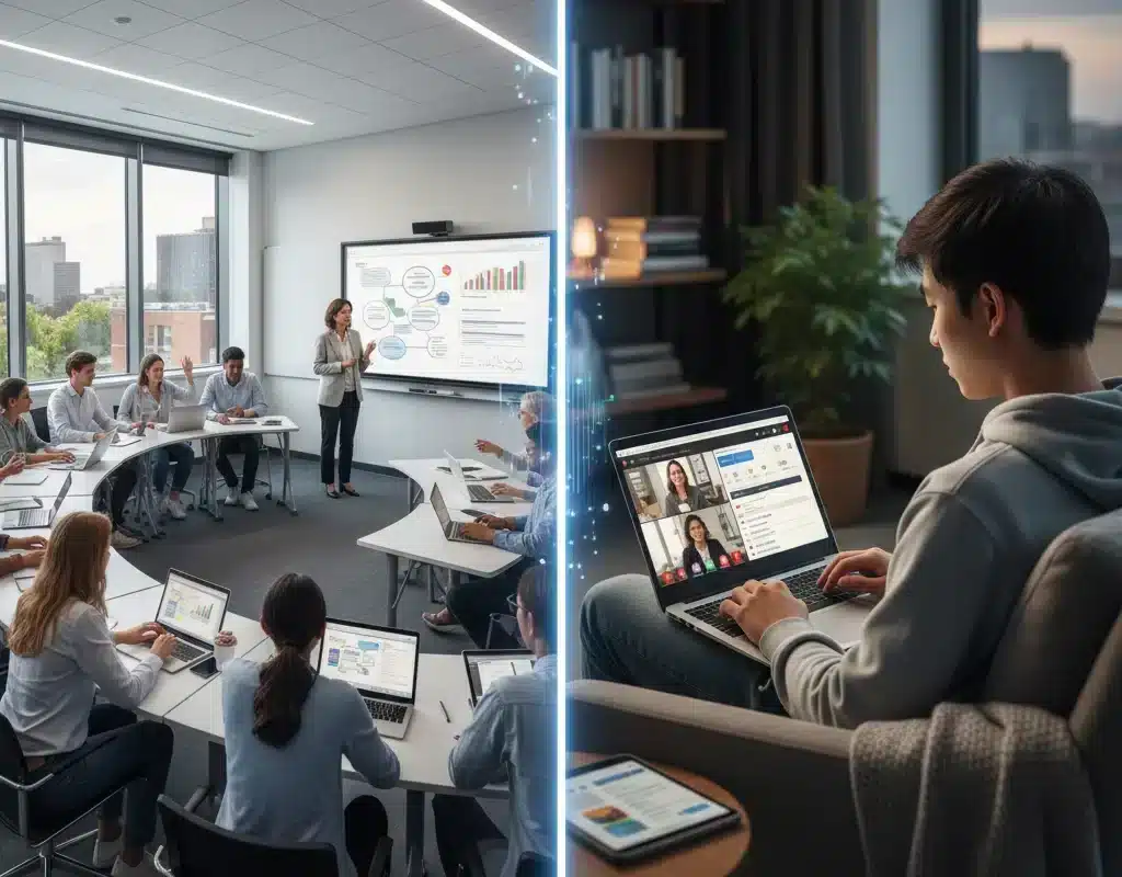 Online vs. In-Person Learning: A Data-Backed Analysis for US College Students in 2026